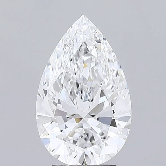 3.03ct Pear Lab Grown Diamond (Colour D, Clarity IF, IGI Certified)