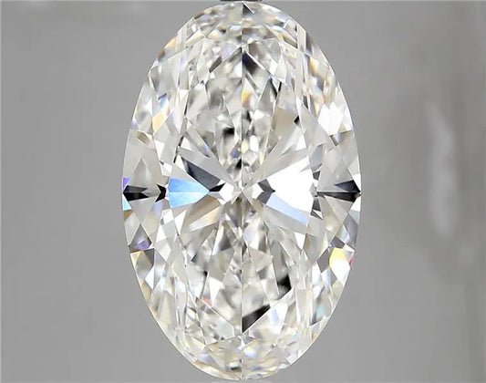 7.63ct Oval Lab Grown Diamond (Colour F, Clarity VVS2, IGI Certified)