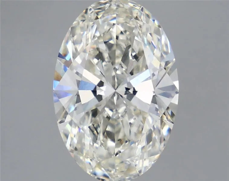 4.08ct Oval Lab Grown Diamond (Colour G, Clarity VVS2, IGI Certified)