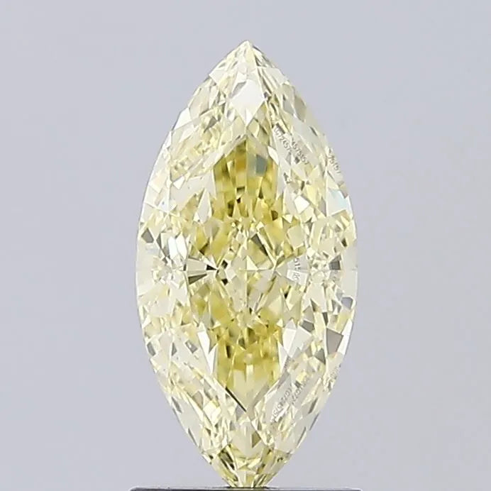 1.53ct Marquise Lab Grown Diamond (Colour Fancy Light Yellow, Clarity VVS2, IGI Certified)