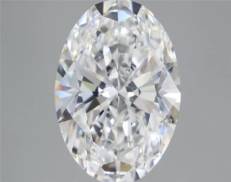 5.31ct Oval Lab Grown Diamond (Colour E, Clarity VVS2, IGI Certified)