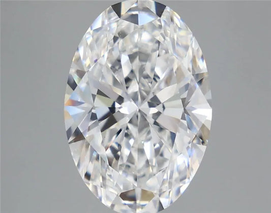 5.31ct Oval Lab Grown Diamond (Colour E, Clarity VVS2, IGI Certified)
