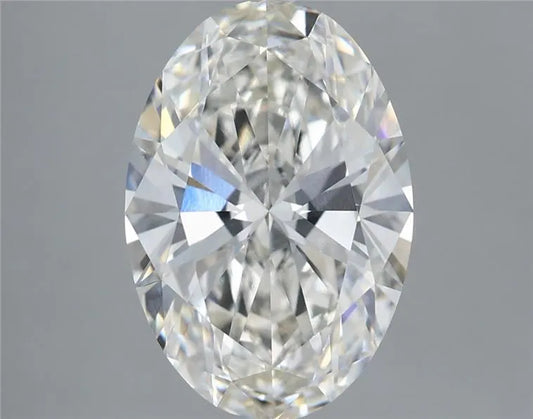 4.13ct Oval Lab Grown Diamond (Colour H, Clarity VVS2, IGI Certified)