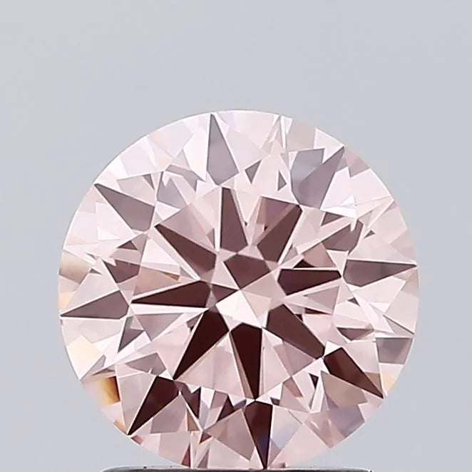 1.70ct Round Lab Grown Diamond (Colour Fancy Intense Pink, Clarity VVS2, Cut ID, IGI Certified)