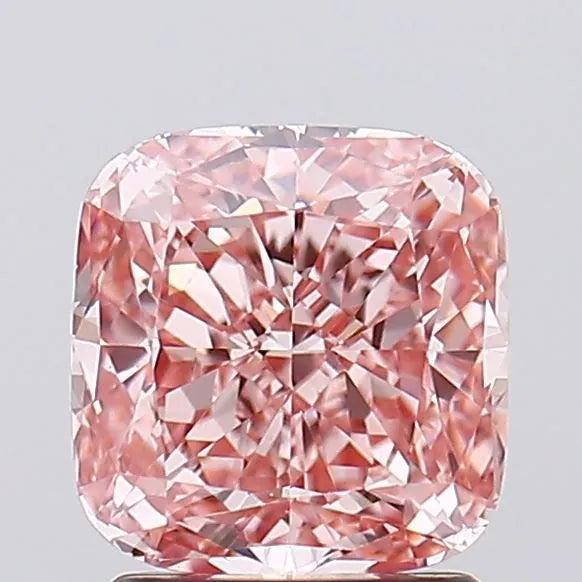 2.02ct Cushion modified Lab Grown Diamond (Colour Fancy Vivid Pink, Clarity VVS2, IGI Certified)