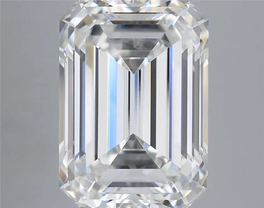 5.74ct Emerald Lab Grown Diamond (Colour E, Clarity VVS2, IGI Certified)