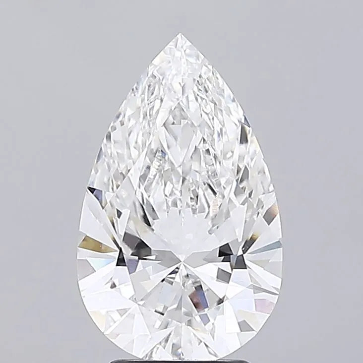 3.50ct Pear Lab Grown Diamond (Colour F, Clarity VVS2, IGI Certified)