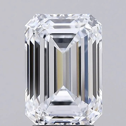 3.04ct Emerald Lab Grown Diamond (Colour F, Clarity IF, IGI Certified)