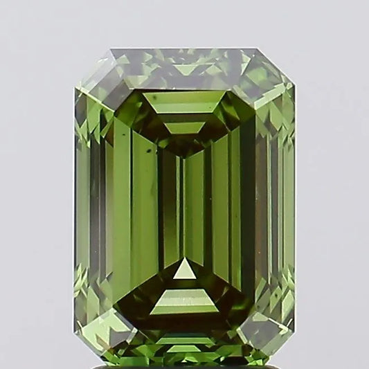 2.79ct Emerald Lab Grown Diamond (Colour Fancy Vivid Green, Clarity VS1, IGI Certified)