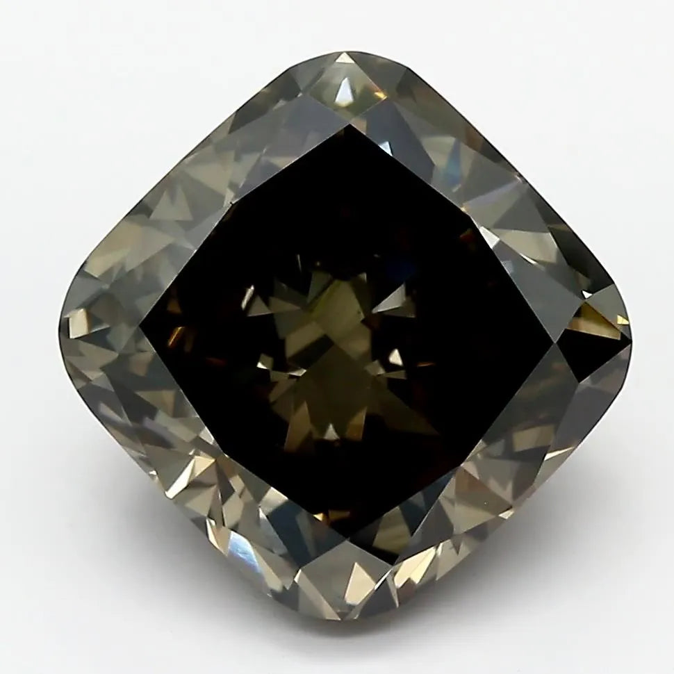 4.93ct Cushion modified Lab Grown Diamond (Colour Fancy Dark Gray, Clarity VS1, IGI Certified)