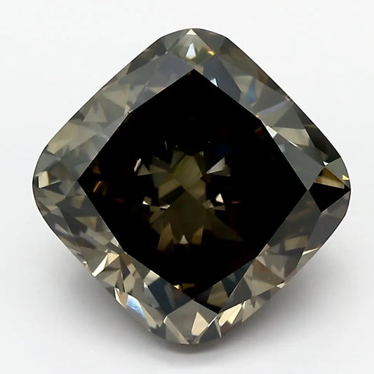 4.93ct Cushion modified Lab Grown Diamond (Colour Fancy Dark Gray, Clarity VS1, IGI Certified)