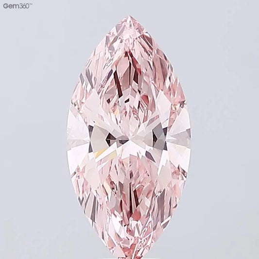 8.02ct Marquise Lab Grown Diamond (Colour Fancy Intense Pink, Clarity VS1, IGI Certified)