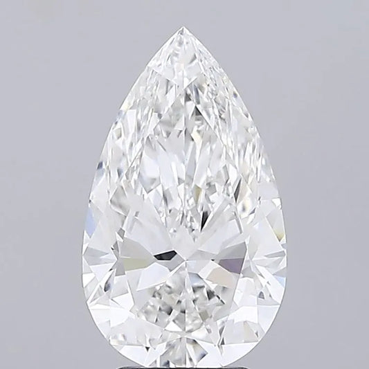 4.01ct Pear Lab Grown Diamond (Colour F, Clarity VVS2, IGI Certified)