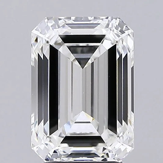 3.11ct Emerald Lab Grown Diamond (Colour G, Clarity VVS2, IGI Certified)