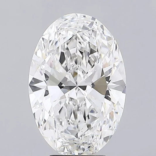 5.70ct Oval Lab Grown Diamond (Colour F, Clarity VS1, IGI Certified)