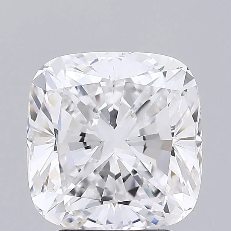 3.51ct Cushion modified Lab Grown Diamond (Colour D, Clarity VVS2, IGI Certified)
