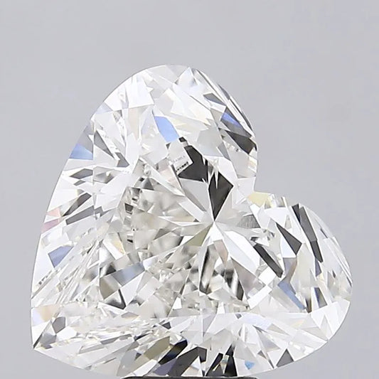 7.04ct Heart Lab Grown Diamond (Colour G, Clarity VVS2, IGI Certified)