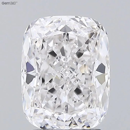 2.55ct Cushion brilliant Lab Grown Diamond (Colour F, Clarity VVS2, GIA Certified)