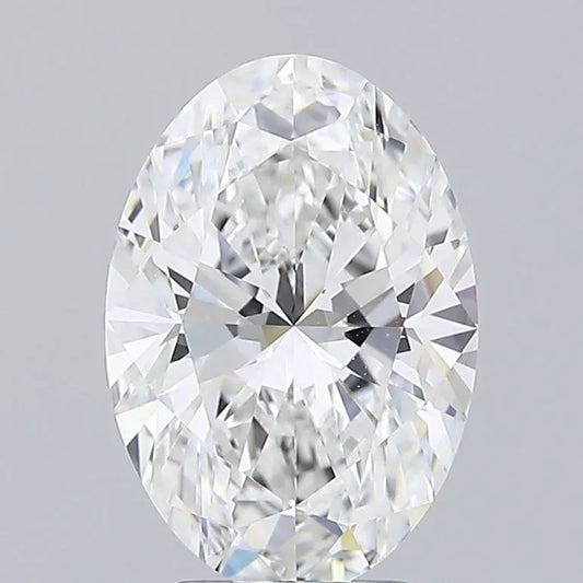 3.49ct Oval Lab Grown Diamond (Colour E, Clarity VVS2, IGI Certified)