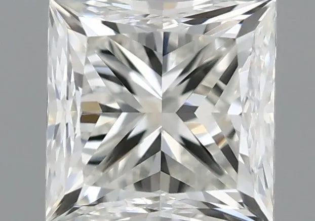 0.50ct Princess Natural Diamond (Colour H, Clarity VVS2, Cut VG, IGI Certified)