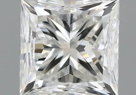 0.50ct Princess Natural Diamond (Colour H, Clarity VVS2, Cut VG, IGI Certified)