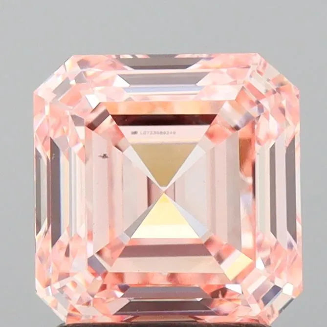 2.00ct Asscher Lab Grown Diamond (Colour Fancy Intense Pink, Clarity VS1, IGI Certified)