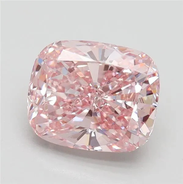 2.00ct Cushion brilliant Lab Grown Diamond (Colour Fancy Intense Pink, Clarity VS1, IGI Certified)