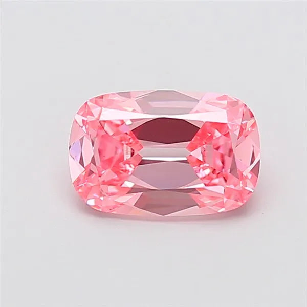 2.00ct Cushion brilliant Lab Grown Diamond (Colour Fancy Vivid Pink, Clarity VS1, IGI Certified)