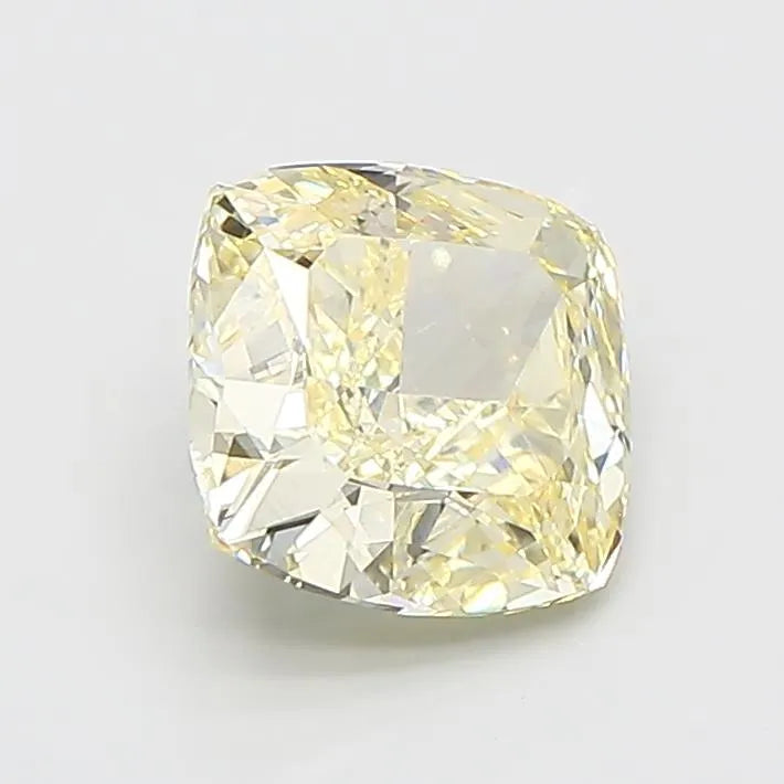 2.00ct Cushion modified Lab Grown Diamond (Colour Fancy Light Yellow, Clarity VS2, IGI Certified)