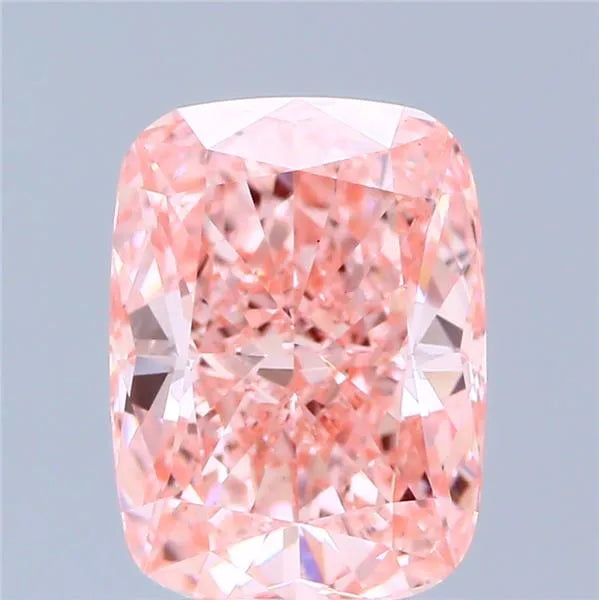2.00ct Cushion modified Lab Grown Diamond (Colour Fancy Vivid Pink, Clarity VS1, IGI Certified)