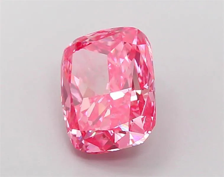 2.00ct Cushion modified Lab Grown Diamond (Colour Fancy Vivid Pink, Clarity VS2, IGI Certified)