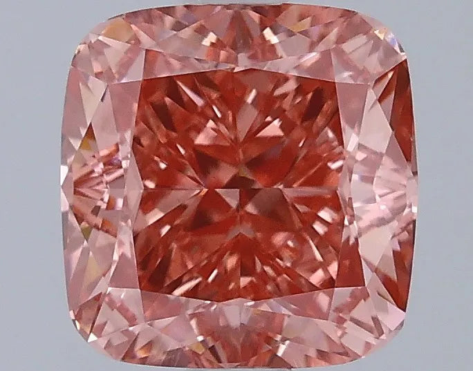 2.00ct Cushion modified Lab Grown Diamond (Colour Fancy Vivid Pink, Clarity VVS2, IGI Certified)