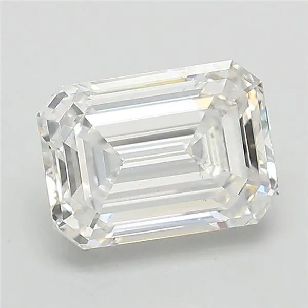 2.00ct Emerald Lab Grown Diamond (Colour D, Clarity VS2, IGI Certified)