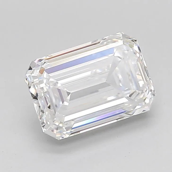 2.00ct Emerald Lab Grown Diamond (Colour D, Clarity VVS1, IGI Certified)