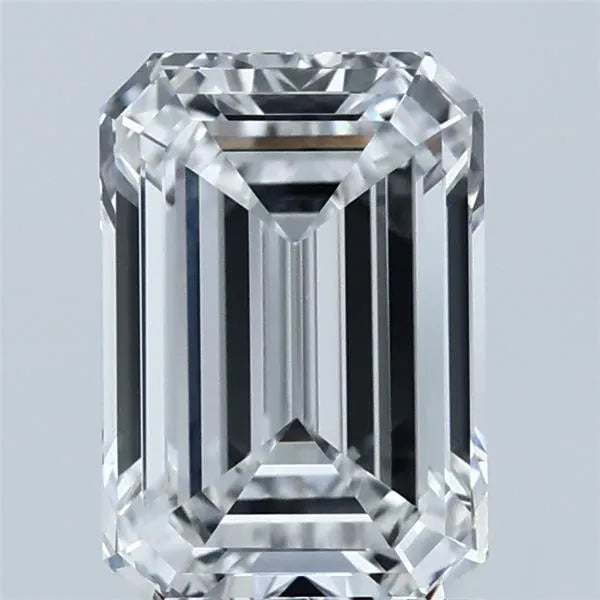 2.00ct Emerald Lab Grown Diamond (Colour E, Clarity IF, IGI Certified)