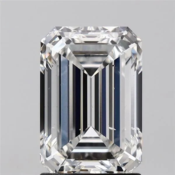 2.00ct Emerald Lab Grown Diamond (Colour E, Clarity SI1, IGI Certified)