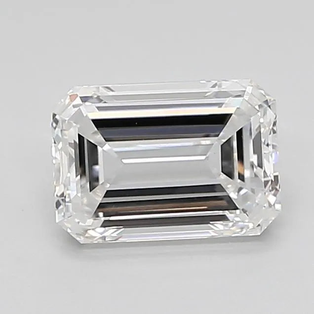 2.00ct Emerald Lab Grown Diamond (Colour E, Clarity VVS2, IGI Certified)