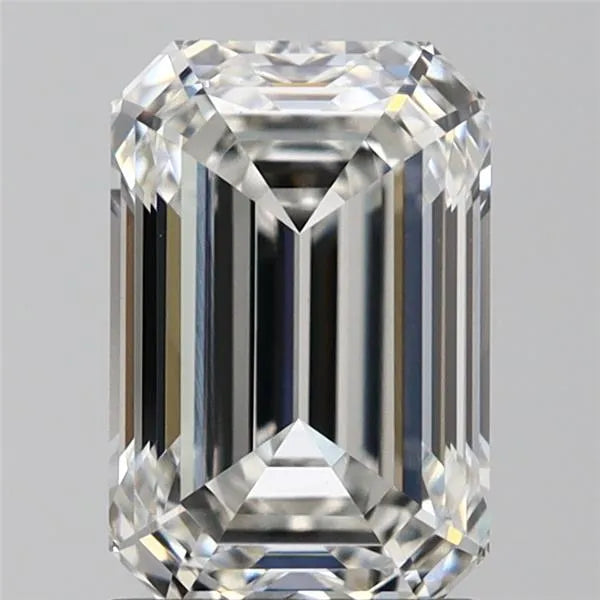 2.00ct Emerald Lab Grown Diamond (Colour F, Clarity VS1, IGI Certified)