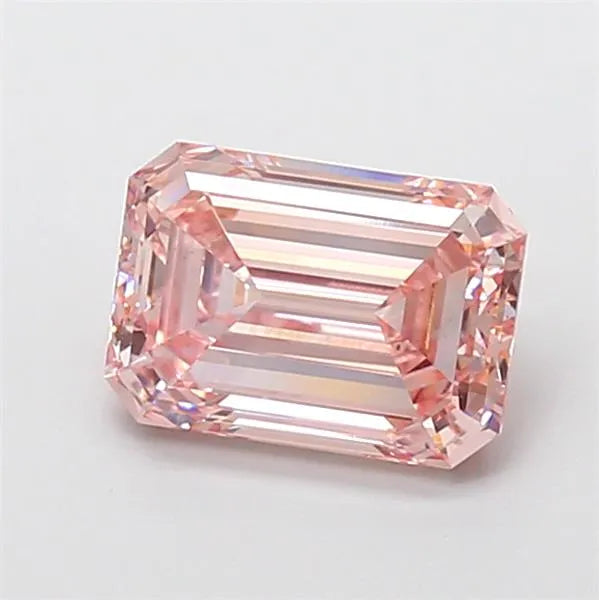 2.00ct Emerald Lab Grown Diamond (Colour Fancy Intense Pink, Clarity VS2, IGI Certified)