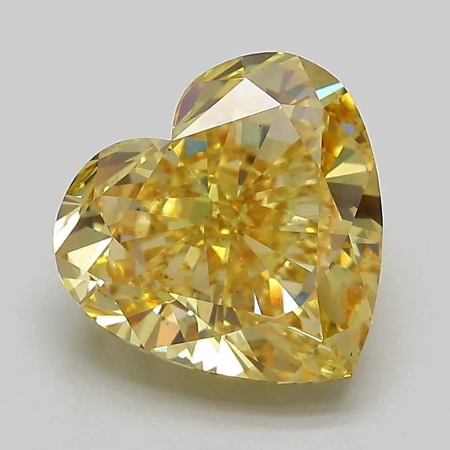 2.00ct Emerald Lab Grown Diamond (Colour Fancy Yellow, Clarity VS1, IGI Certified)