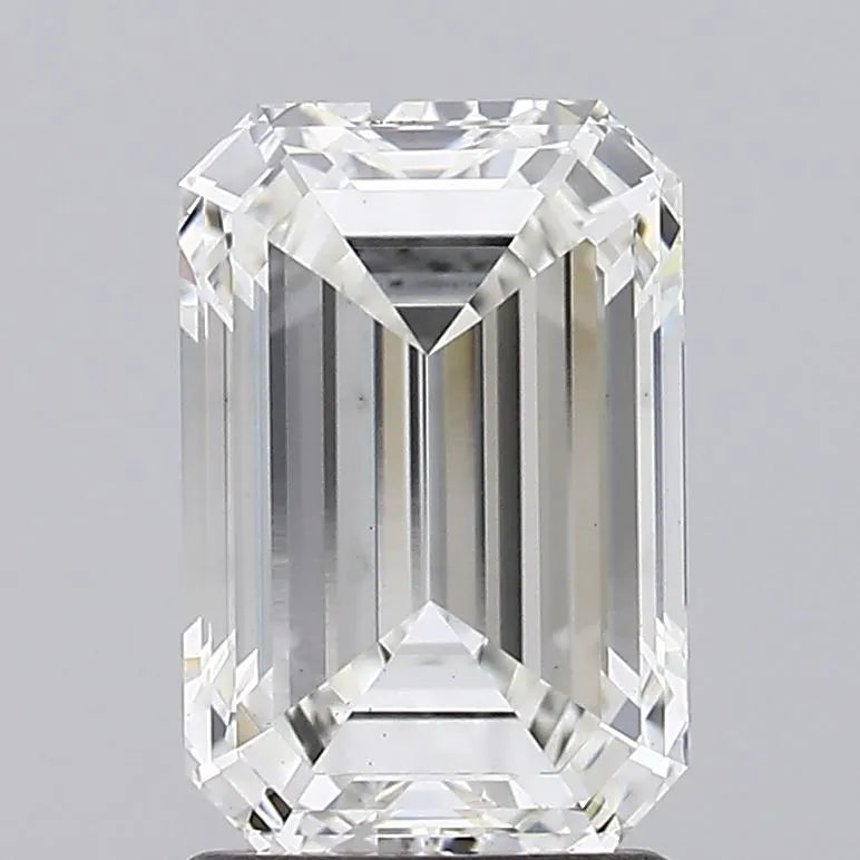 2.00ct Emerald Lab Grown Diamond (Colour G, Clarity VS1, IGI Certified)