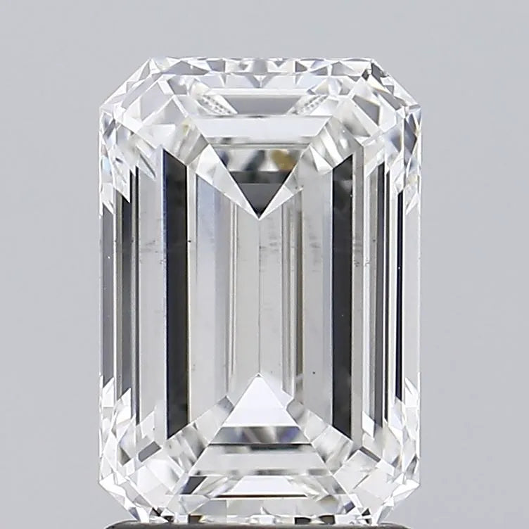 2.00ct Emerald Lab Grown Diamond (Colour G, Clarity VS2, IGI Certified)