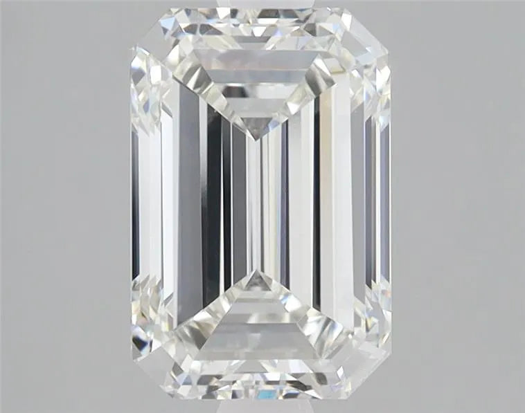 2.00ct Emerald Lab Grown Diamond (Colour G, Clarity VVS2, IGI Certified)