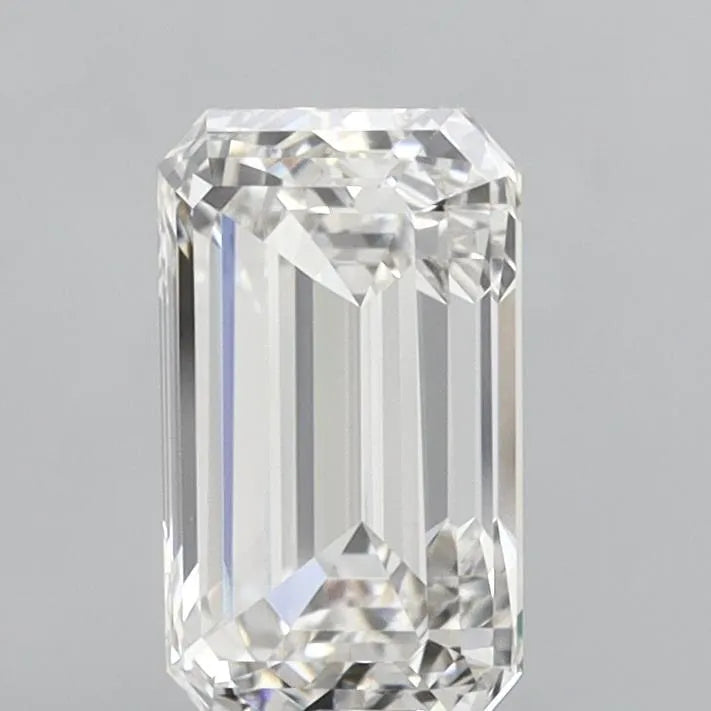 2.00ct Emerald Lab Grown Diamond (Colour G, Clarity VVS2, IGI Certified)