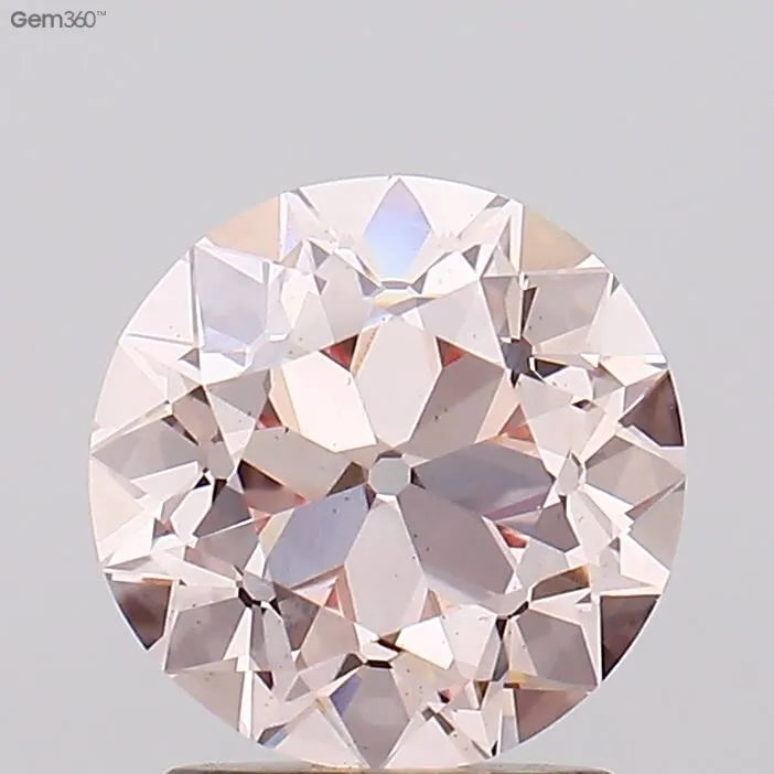 2.00ct European cut Lab Grown Diamond (Colour Fancy Light Pink, Clarity VS2, IGI Certified)