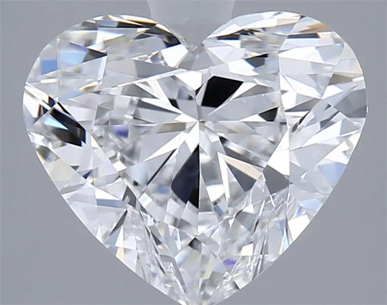 2.00ct Heart Lab Grown Diamond (Colour D, Clarity VS2, IGI Certified)