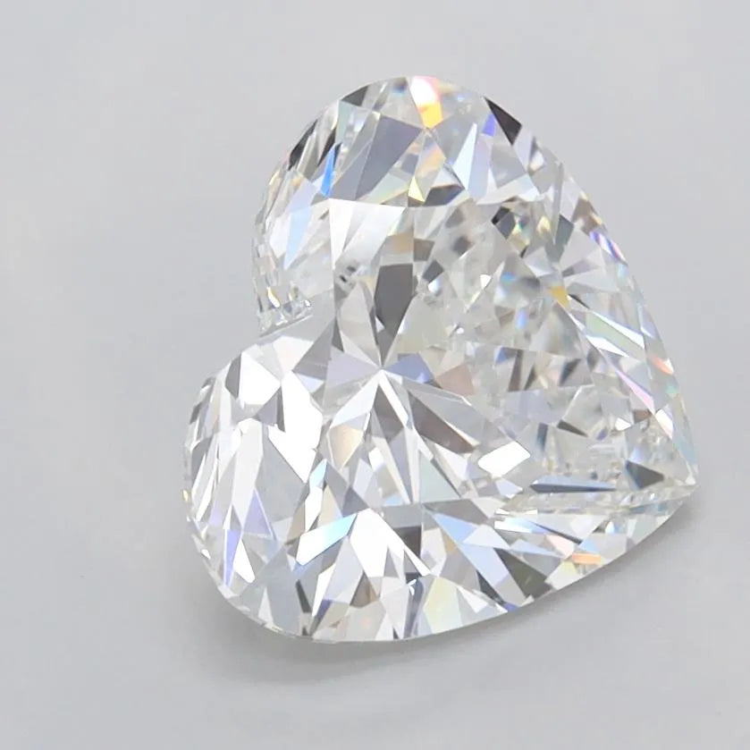 2.00ct Heart Lab Grown Diamond (Colour E, Clarity IF, IGI Certified)