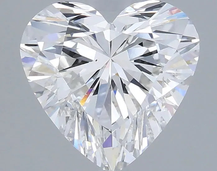2.00ct Heart Lab Grown Diamond (Colour E, Clarity VS2, IGI Certified)