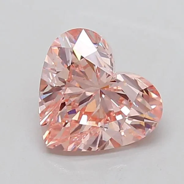 2.00ct Heart Lab Grown Diamond (Colour Fancy Intense Pink, Clarity VS2, IGI Certified)