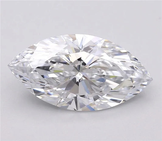 2.00ct Marquise Lab Grown Diamond (Colour E, Clarity IF, Cut EX, IGI Certified)